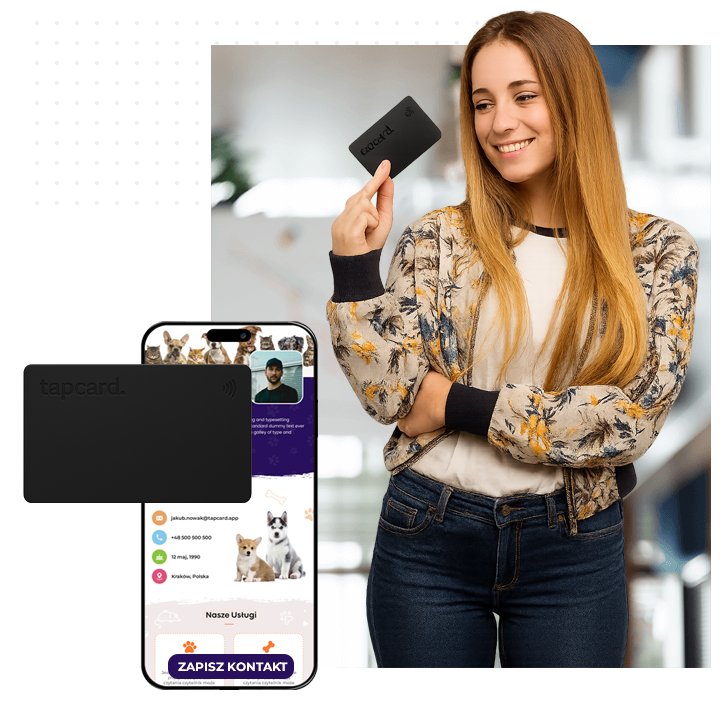 TapCard – karta i profil na telefonie